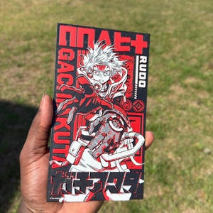 Rudo 3D Printed Wall Art | Gachiakuta Layered Manga Panel | Anime Room Decor image 1