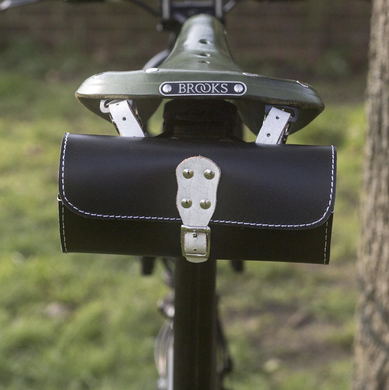 Handmade Genuine Multicoloured Classic Leather Saddle Handlebar Bike…