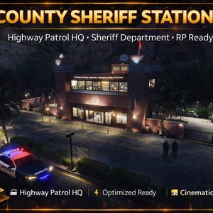 Comisaría del Sheriff del Condado / Sede de la Patrulla de Carreteras / Edificio Moderno de las Fuerzas del Orden