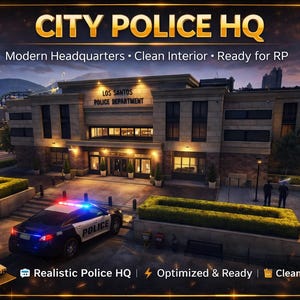 Cuartel General de la Policía Municipal / Departamento de Policía Moderno / Interior y Exterior Preparados para Juegos de Rol