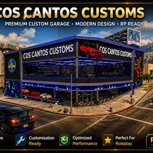 MLO Velocity Auto Hub | Modern Mechanic Garage | Custom Tuning Workshop