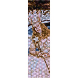 Glinda Dobra Czarownica Peyote Bead Pattern, Bransoletka Mankiet, Zakładka, Wzór Koralikowy Miyuki Delica Rozmiar 11 Koraliki - PDF Natychmiastowe Pobranie