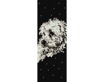 Maltese Dog Peyote Bead Pattern, Dog Bracelet Pattern, Bookmark Pattern, Seed Beading Pattern Delica Size 11 Beads - PDF Instant Download