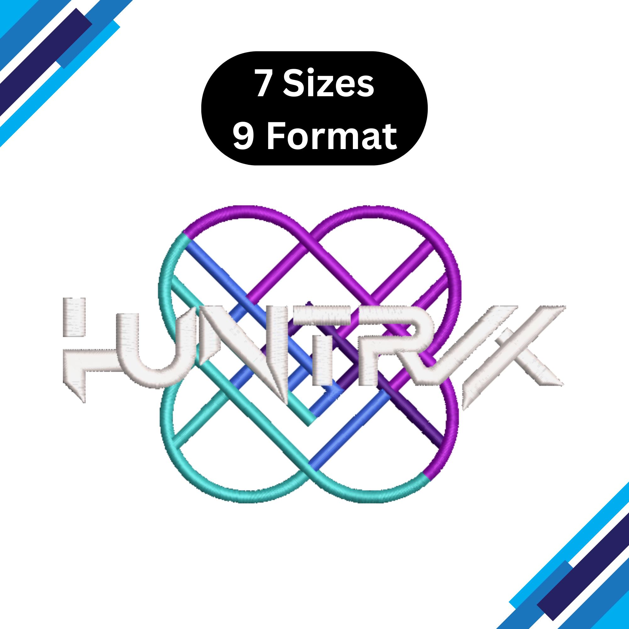 Huntrix Logo Embroidery File, Kpop Demon Hunter Design, 7 Sizes ...