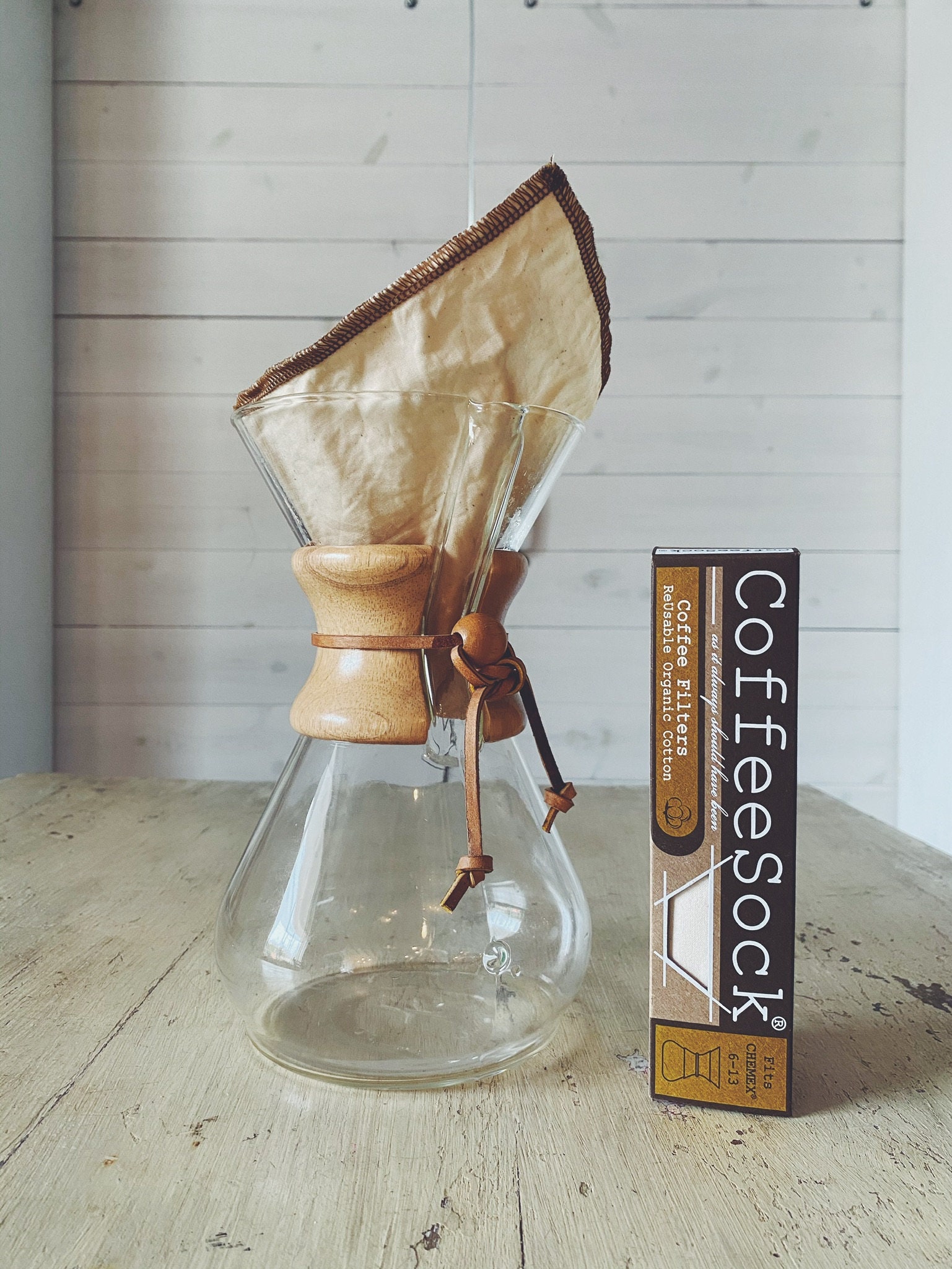 CoffeeSock Reusable Organic Cotton Cold Brew Coffee Filters-CoffeeSock