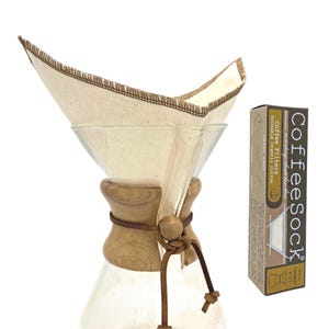 Herbruikbaar biologisch katoen Chemex®-filter voor 6-13 kopjes