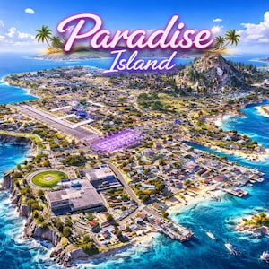 FiveM Paradise Island V2 MLO + 42 MLO + pakiet pojazdów | Rozszerzenie mapy | Zoptymalizowane | Przyjazne dla fabuły | Gotowe na FiveM | Pobieranie cyfrowe