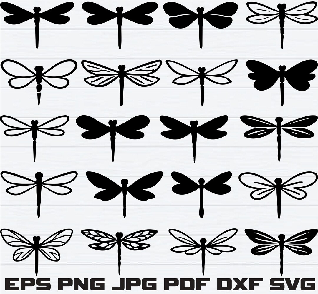 Dragonfly Svg Bundle, Dragonfly Png Bundle, Dragonfly Clipart ...