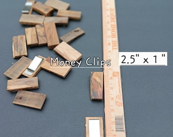 Money Clip made from recycled pallet wood.