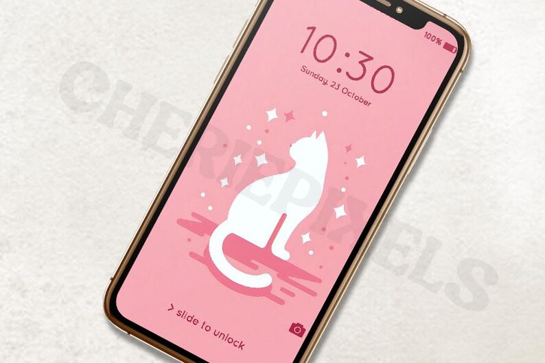 White Cats Smartphone Wallpapers Pink Aesthetic Phone Wallpaper Girly
