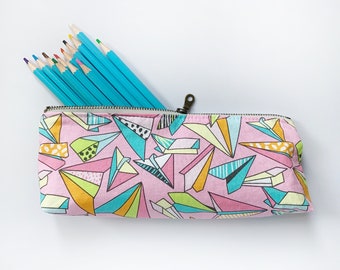 Paper Airplane Pencil Pouch