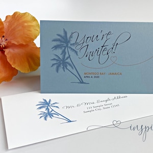 Boarding Pass Wedding Invitations, Destination Wedding Invitations, Boarding Passes, Jamaica Wedding, Airplane Ticket, Travel Theme,