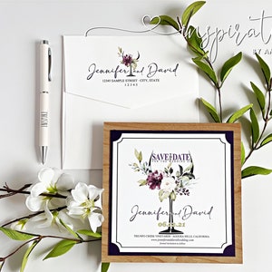 Save The Dates, Winery Wedding, Vineyard Wedding, Wine Wedding Invitations, Wine Lover Wedding Save the Dates, Napa, Tuscany