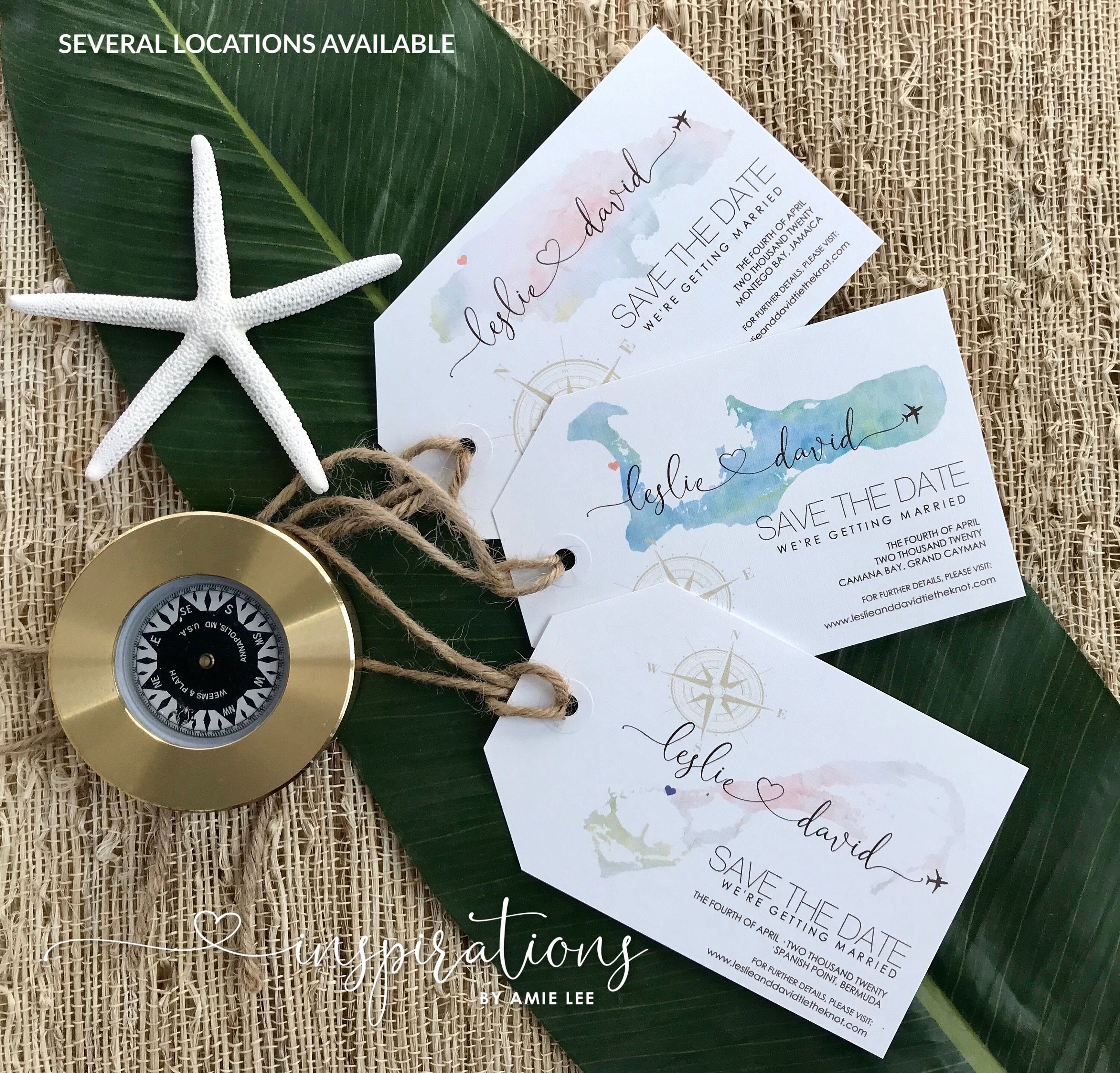 Save the Date Luggage Tags Save the Date Luggage Tags | Etsy
