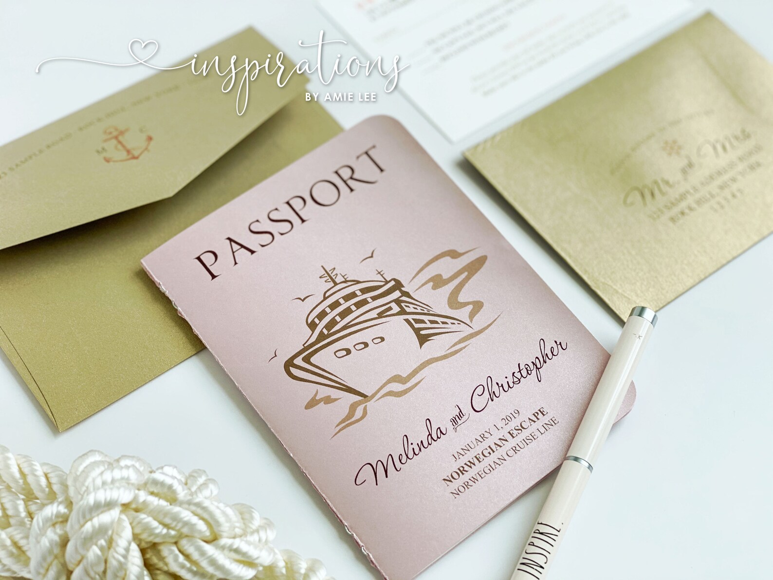 Passport Wedding Invitations Destination Wedding Passports Etsy