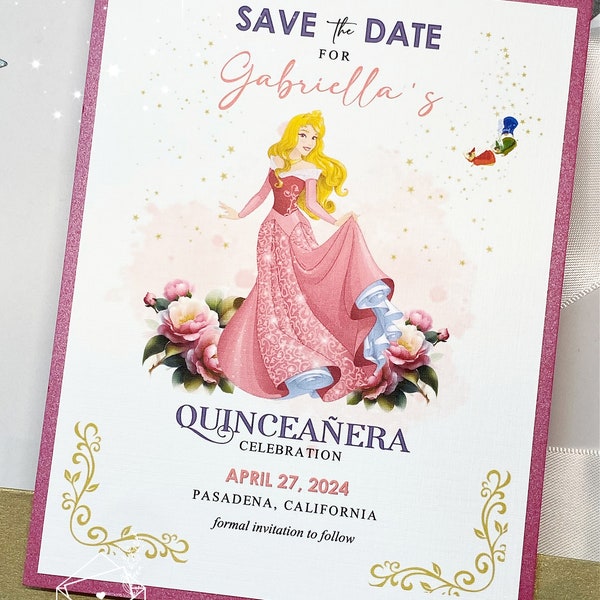 Princess Jasmine Theme Quinceanera Invitations Etsy
