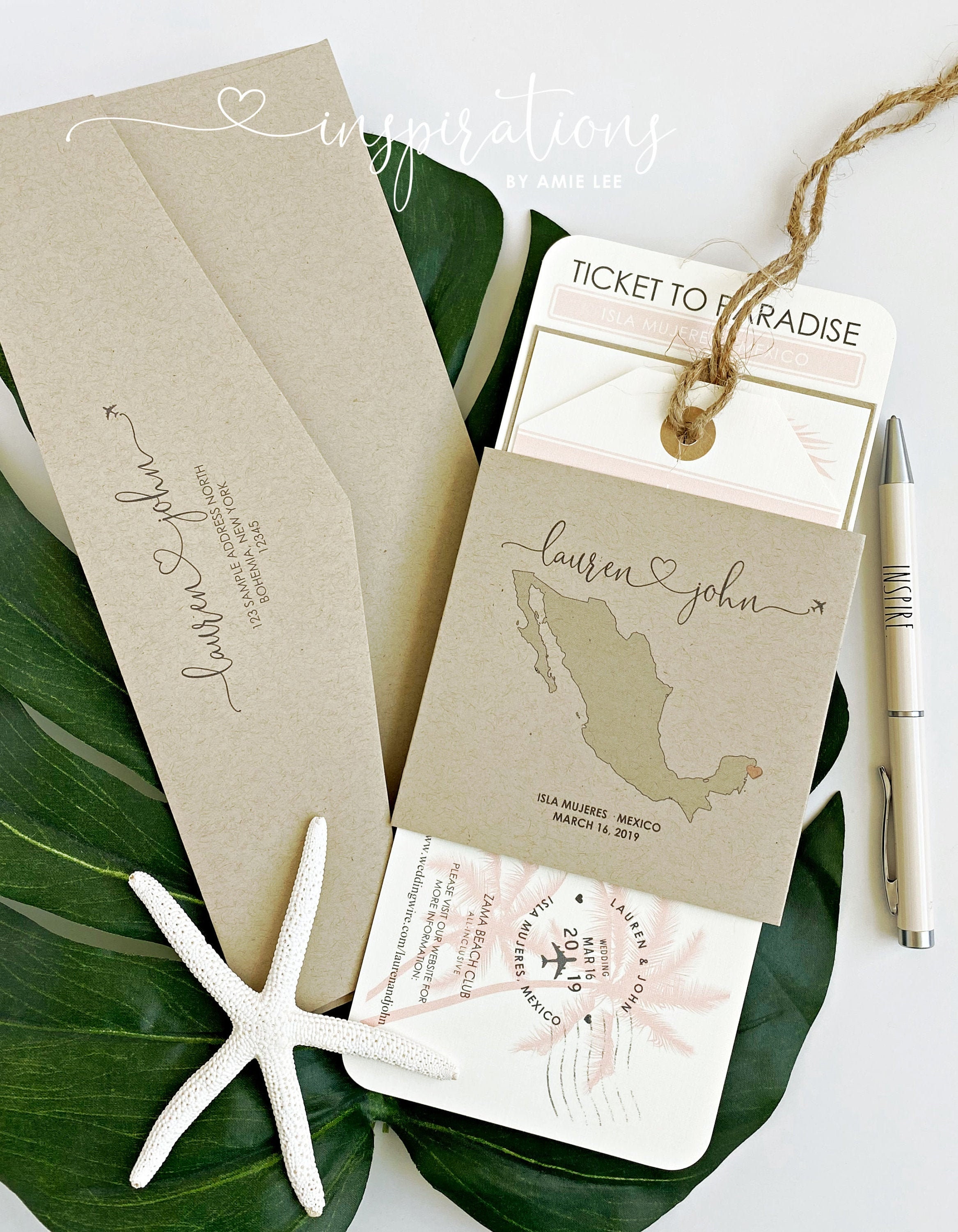 Travel Theme Boarding Passes Boarding Pass Wedding Invitations Airplane Ticket Destination Wedding Plane Ticket Passport