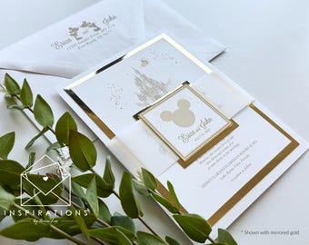 Disney Theme Wedding Invitations, Disney Inspired, Disney Theme Party, Disney Lovers, Disney Wedding Pavilion, Disney Fairy-tale Wedding