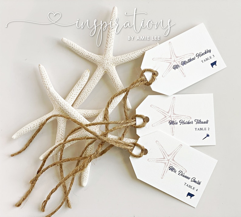 Place Card Tags Name Tags Place Cards Escort Cards Name Etsy
