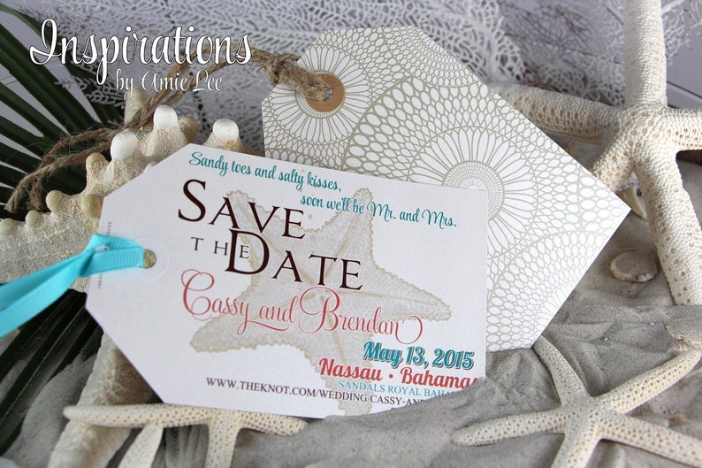 Save The Date Luggage Tags
