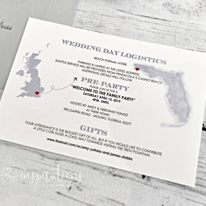 Travel Map Wedding Invitations, World Map Invitations, Travel Theme Wedding, Destination wedding, Map Invitations image 4