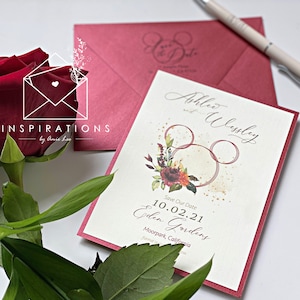 Disney Save The Dates, Fairy Tale Wedding, Disney Theme Weddings, Disney Style, Disney Inspired Invitations, Disney Lovers