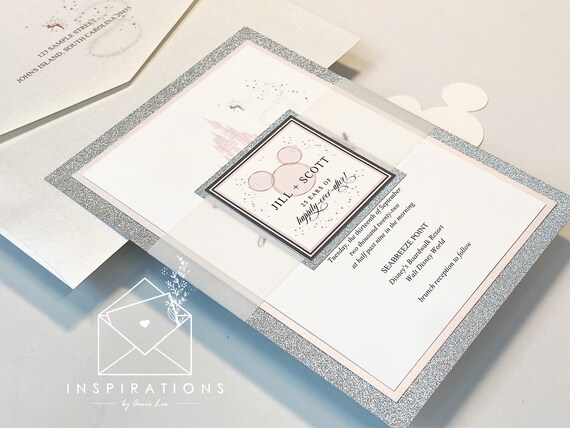 Disney wedding invitations discount