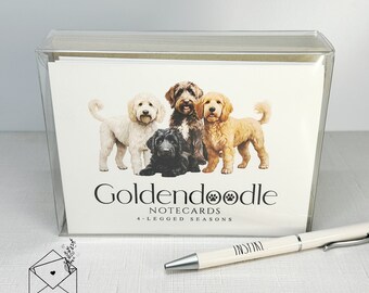 Goldendoodle Notecards, Goldendoodle Lovers, Gifts for Dog Lovers, Goldendoodle Notes, Dog Stationery, Boxed Notecards Giftset