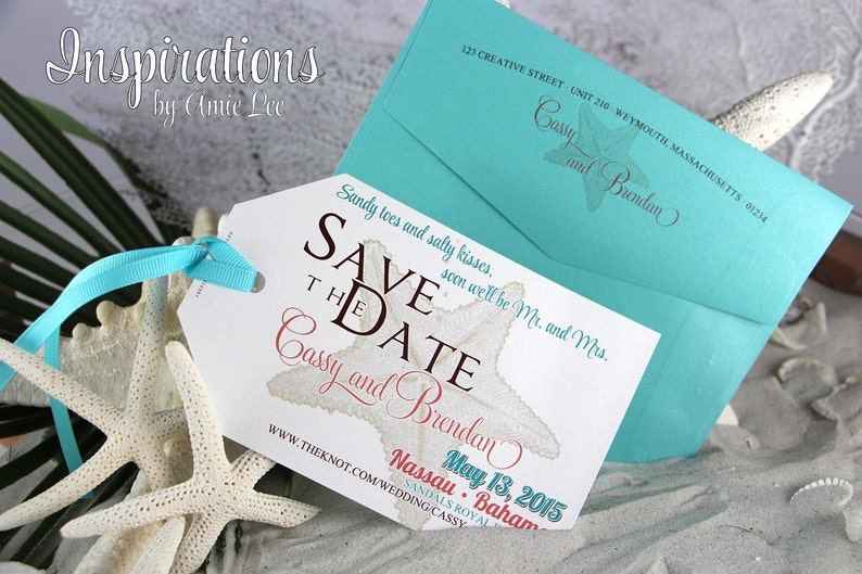Save The Date Luggage Tags