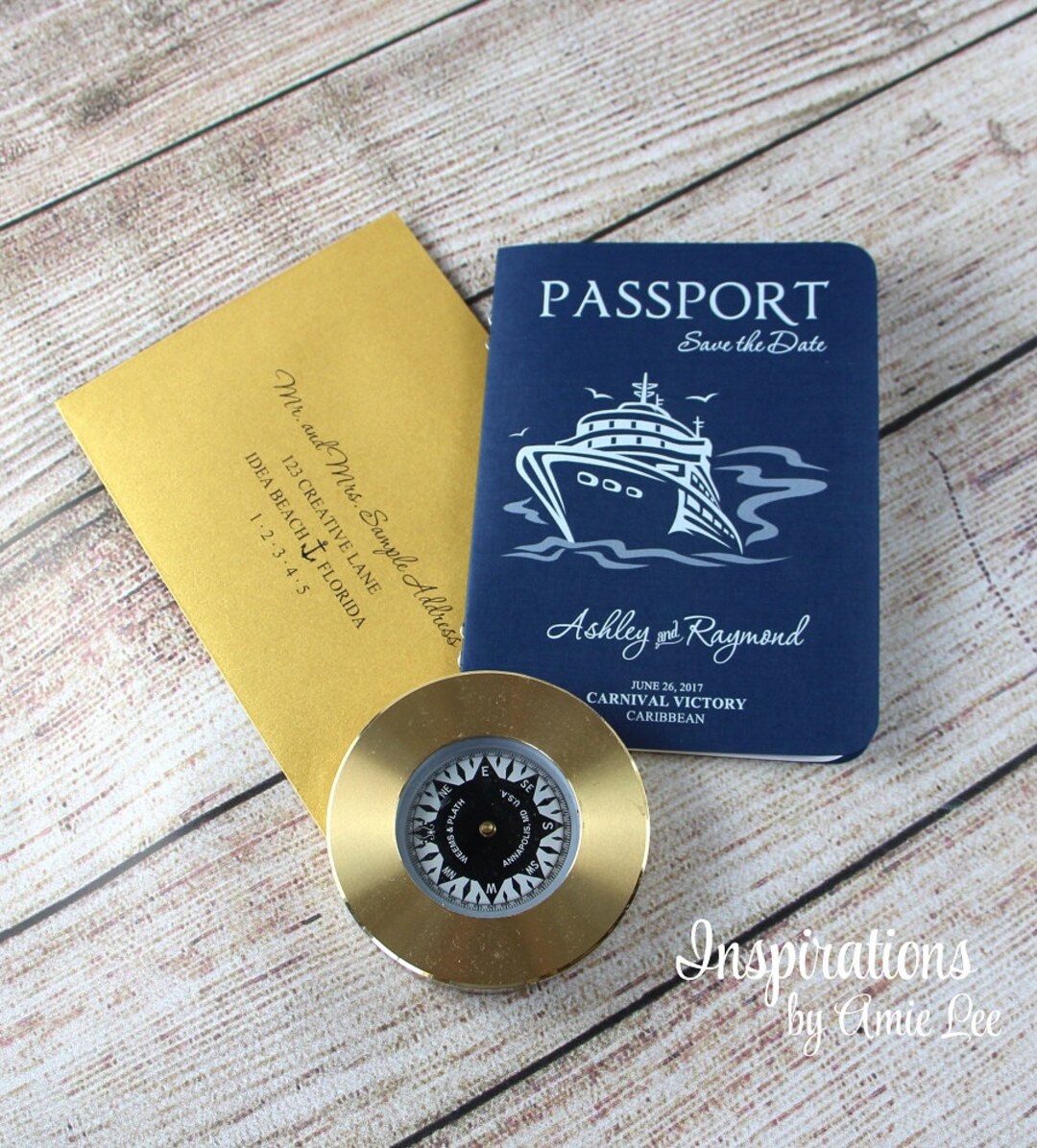 Passport Save the Dates Passports Save the Dates - Etsy