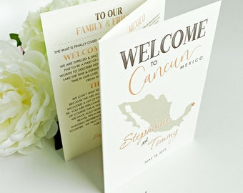 Itineraries, Destination Wedding, Itinerary, Wedding Itinerary, Welcome Letter, Programs, Trifold, Timeline, Wedding Schedule of Events