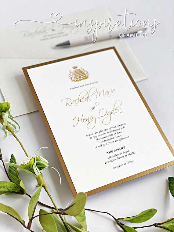 Formal elegant deals wedding invitations