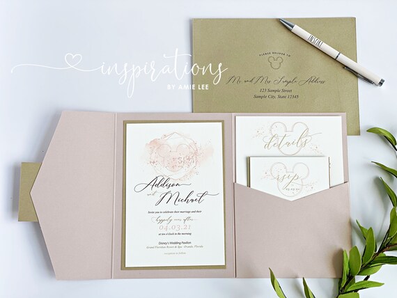 Disney princess wedding invitations hot sale