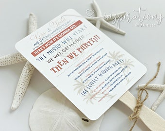 Wedding Programs, Ceremony Programs, Program Fans, Wedding Fans, Wedding Ceremony, Fans, Beach Wedding, Summer Wedding, Outdoor Wedding