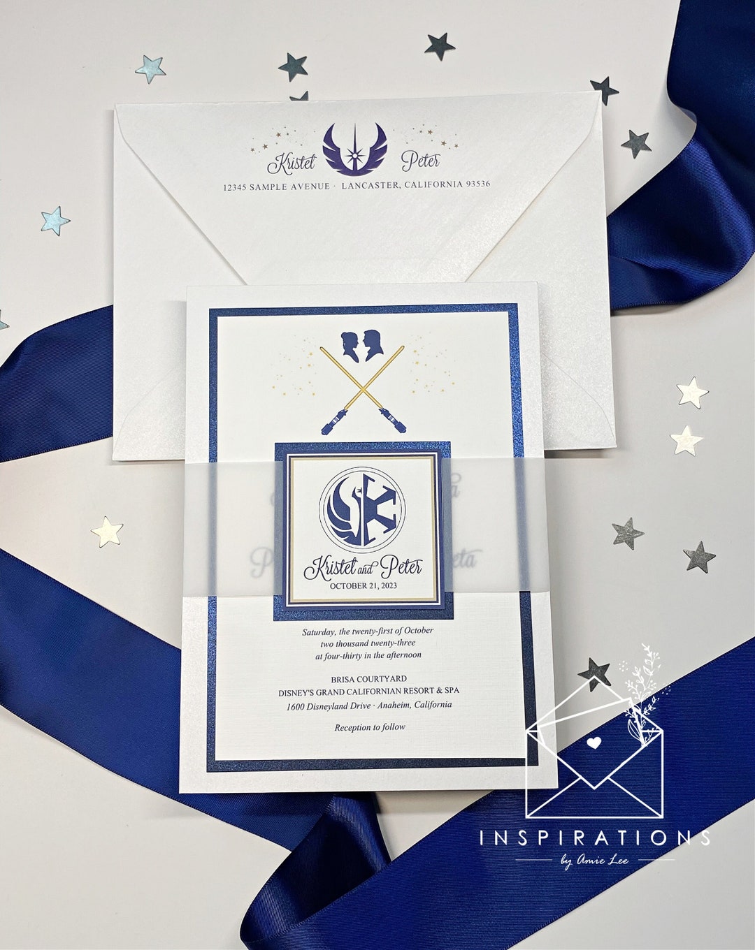 Star Wars Wedding Invitations, Star Wars Theme, Return of the Jedi