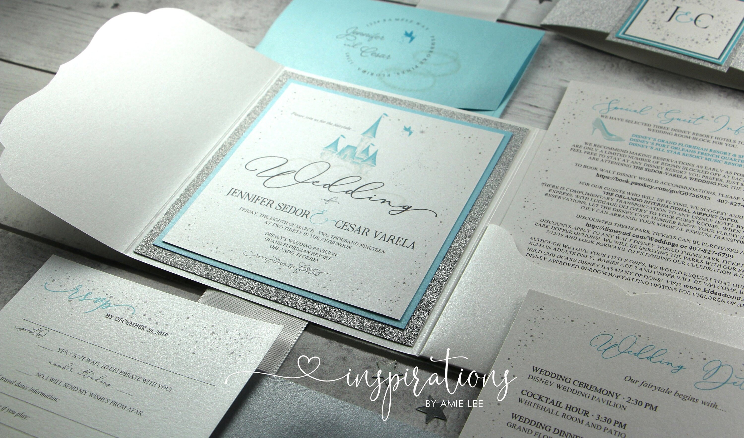 Disney Wedding Disney World Wedding Disneyland Wedding Fairytale Wedding Disney Wedding Invitations Cinderella Wedding
