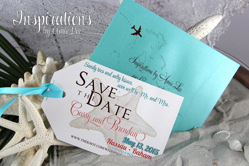 Save The Date Luggage Tags
