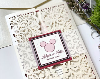 Disney Wedding Invitations, Formal Disney Wedding, Disney Theme Event, Disney Inspired, Disney Lovers