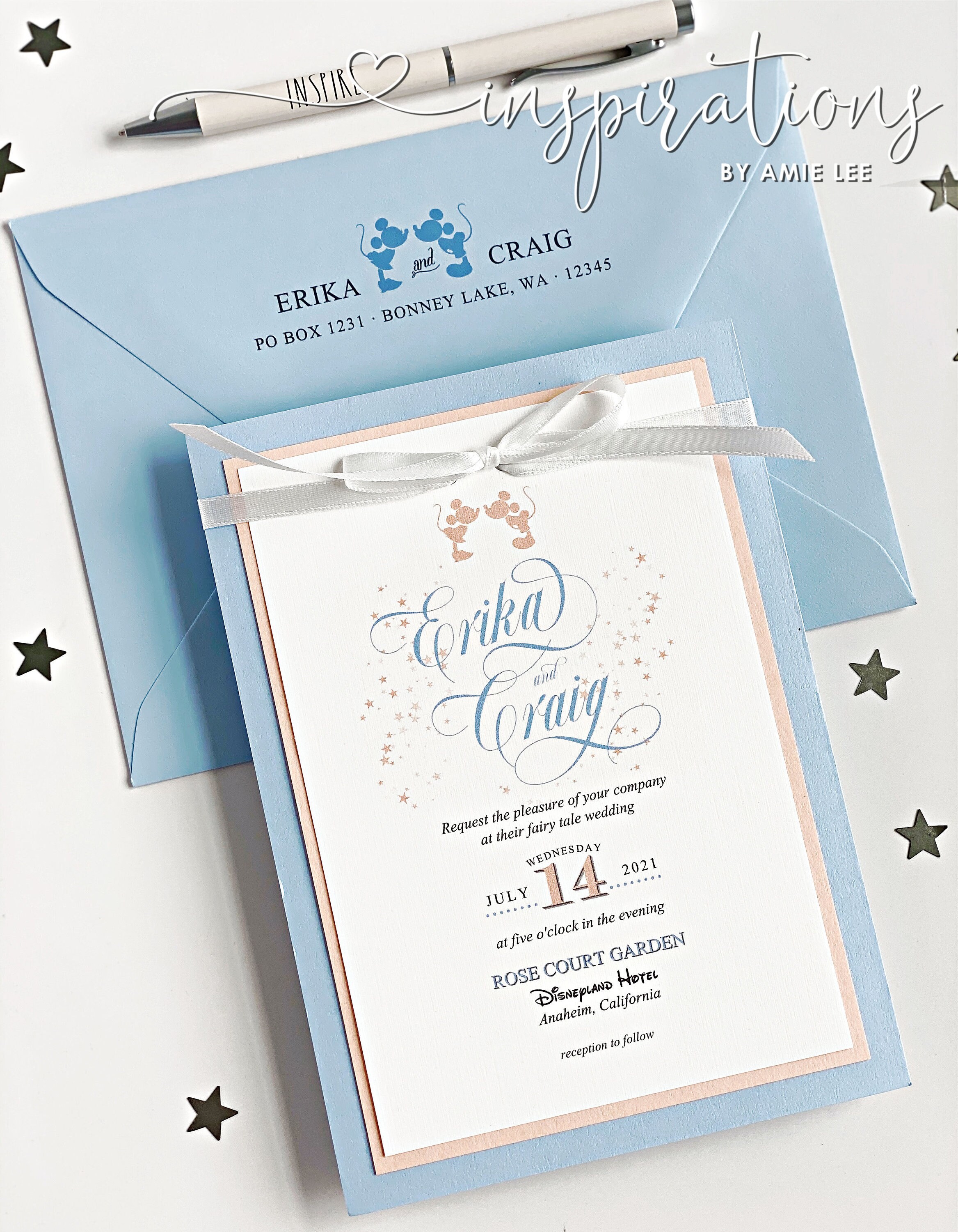 Disney princess wedding invitations deals
