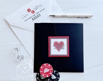 Vegas Wedding Invitations, Casino Theme Wedding, Classy Vegas Wedding Invitations, Las Vegas Wedding, Destination Wedding, Vow Renewal