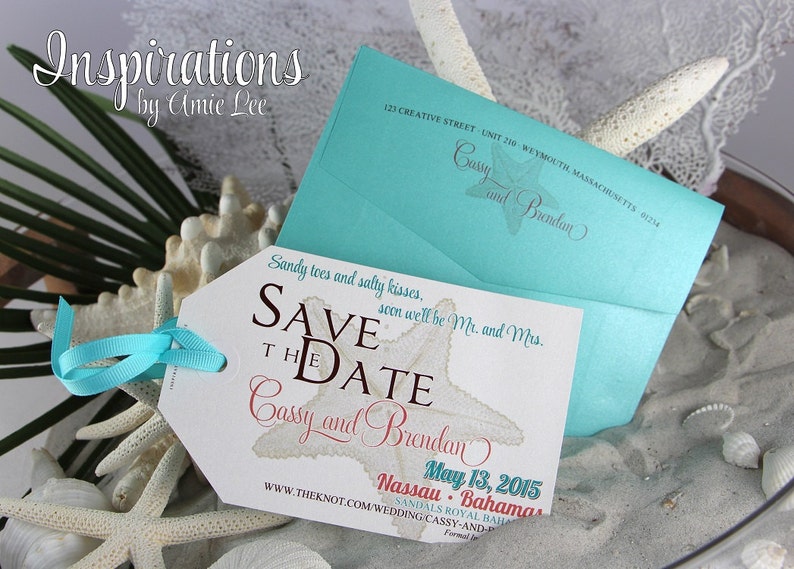 Save The Date Luggage Tags