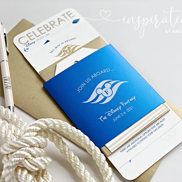 Disney Cruise Wedding Invitations, Disney Boarding Pass Invitation, Fairy Tale Wedding, Disney Fantasy, Disney Dream, Destination Disney