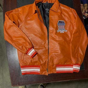 Bomberjack in Avirex-stijl, leren vintage pilotenjack, pilotenjas piloot, motorjack voor heren en dames afbeelding 15