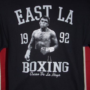 Camiseta tributo a Oscar De La Hoya "Golden Boy"