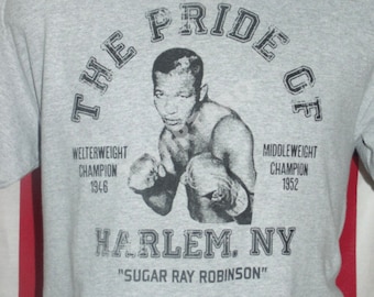 Sugar Ray Robinson T Shirt grande Boxe champs comme Cassius Cla Boxe T SHIRT