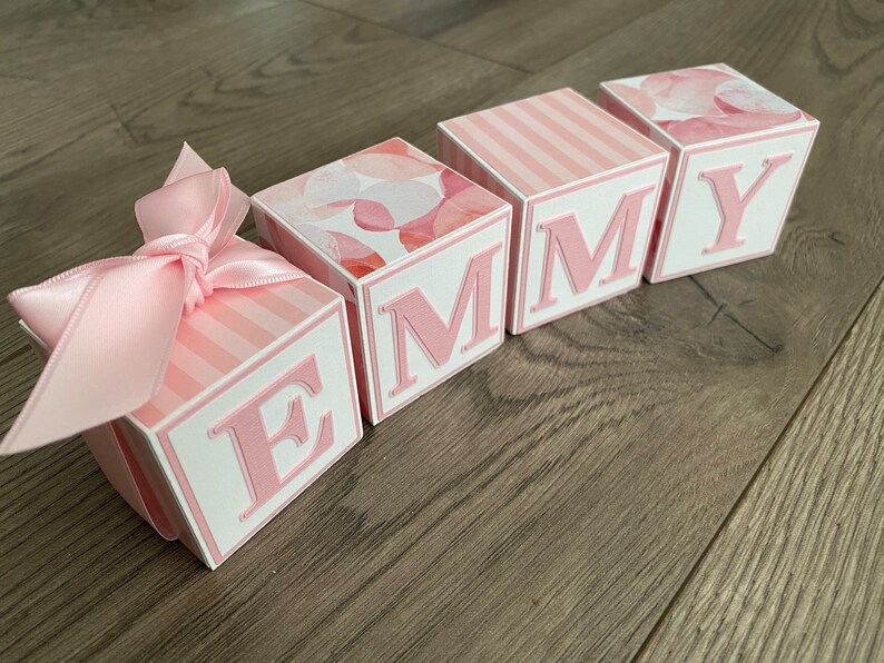 Custom Baby Name Blocks Baby Gift Baby Shower Newborn Nursery Etsy