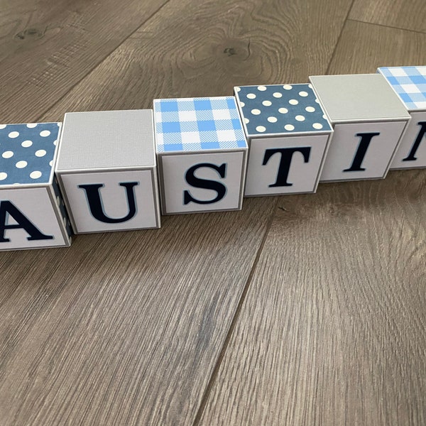 wooden name blocks for baby nursery decor baby shower alphabet blocks wood blocks