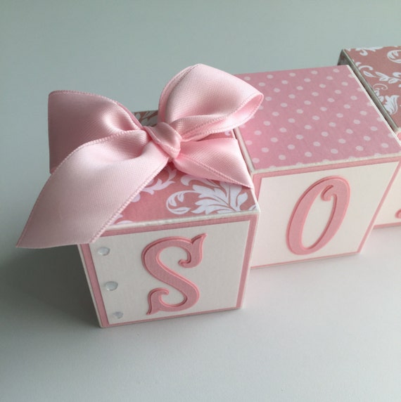 Baby Name Blocks Baby Gift Baby Shower Newborn Nursery Decor