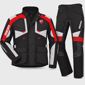 Ducati Strada C3 Waterproof Motorcycle Touring Jacket and Pants Set
