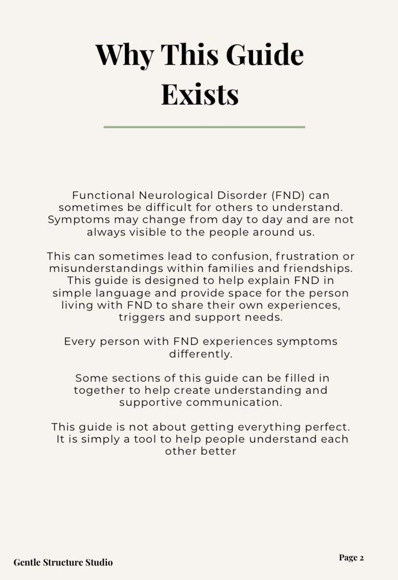 Understanding Fnd Understanding FND Guide for Family & Friends | Support for Loved Ones ...